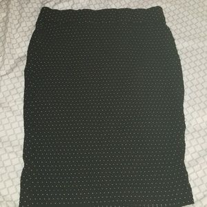 ELLE polka dot skirt